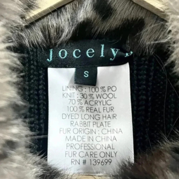 NWOT Jocelyn Reversible Leopard Fur Wool Vest - Picture 2 of 3